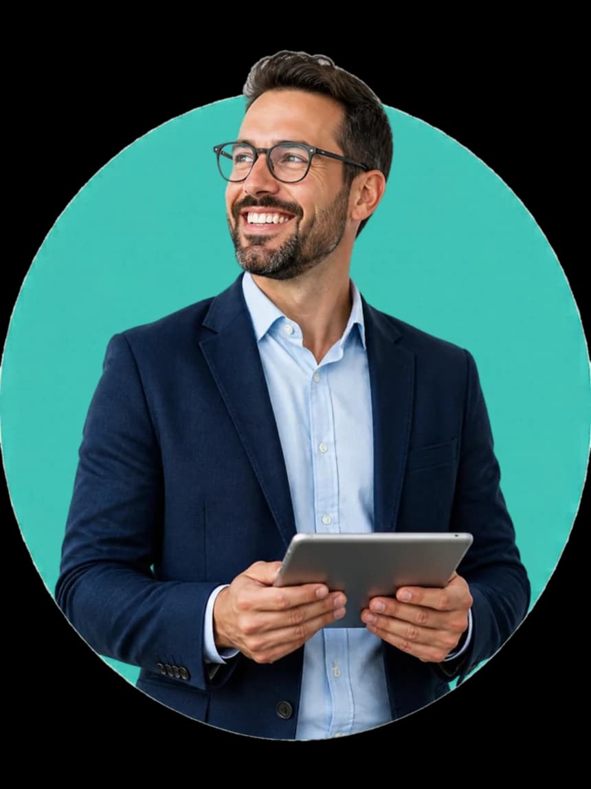 Example finance approver reading the business case